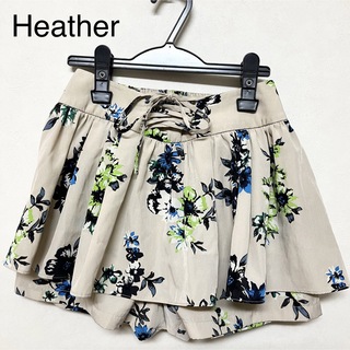 Heather キュロット　スカートパンツ
