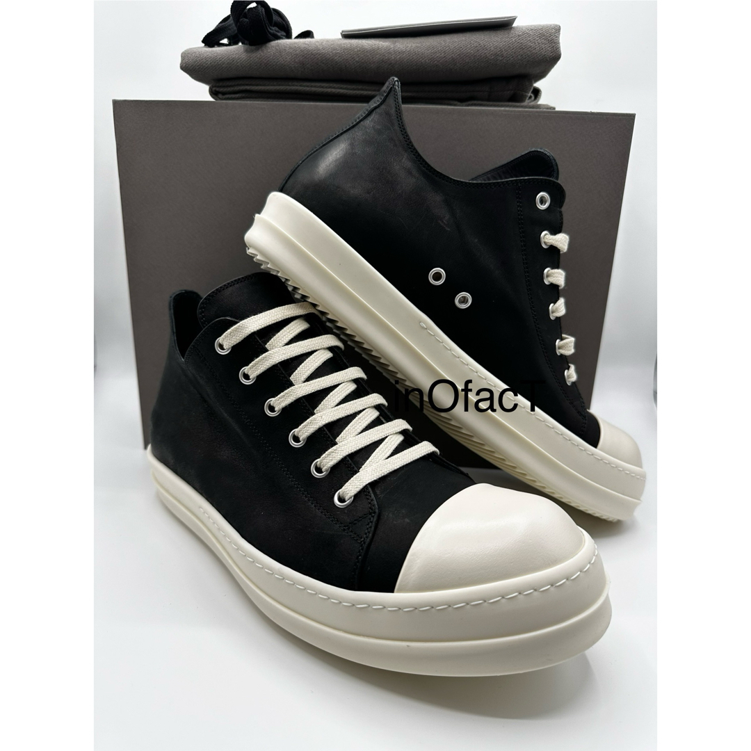 国内定価132000円Rick Owens 23AW リックオウエンス ラモーンズ ローカット