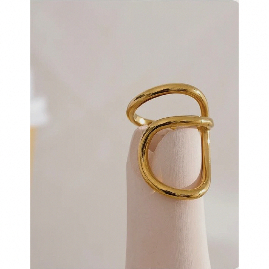 Philippe Audibert(フィリップオーディベール)のぷりん様専用【再入荷】RIBBON RING ステンレス デザインリング  レディースのアクセサリー(リング(指輪))の商品写真