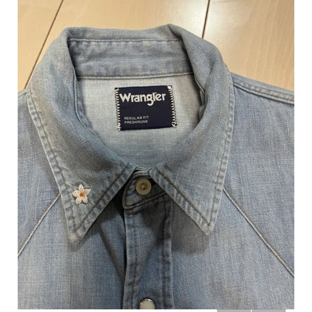 Wrangler(ラングラー)のラングラー　デニムシャツ　サイズM メンズのトップス(シャツ)の商品写真