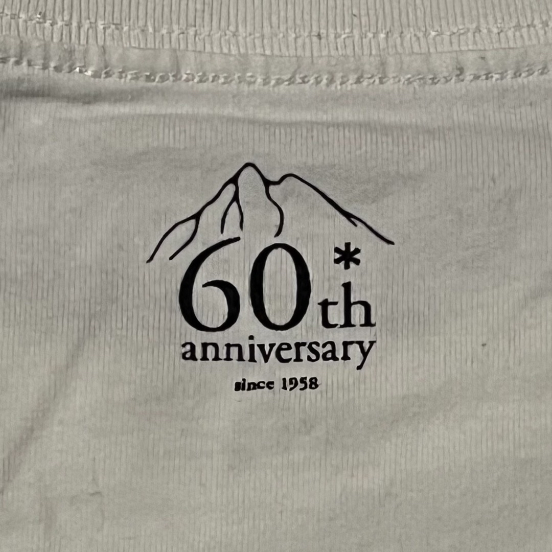 Snow Peak(スノーピーク)のスノーピーク 60周年 60th Tシャツ カットソー メンズのトップス(Tシャツ/カットソー(半袖/袖なし))の商品写真