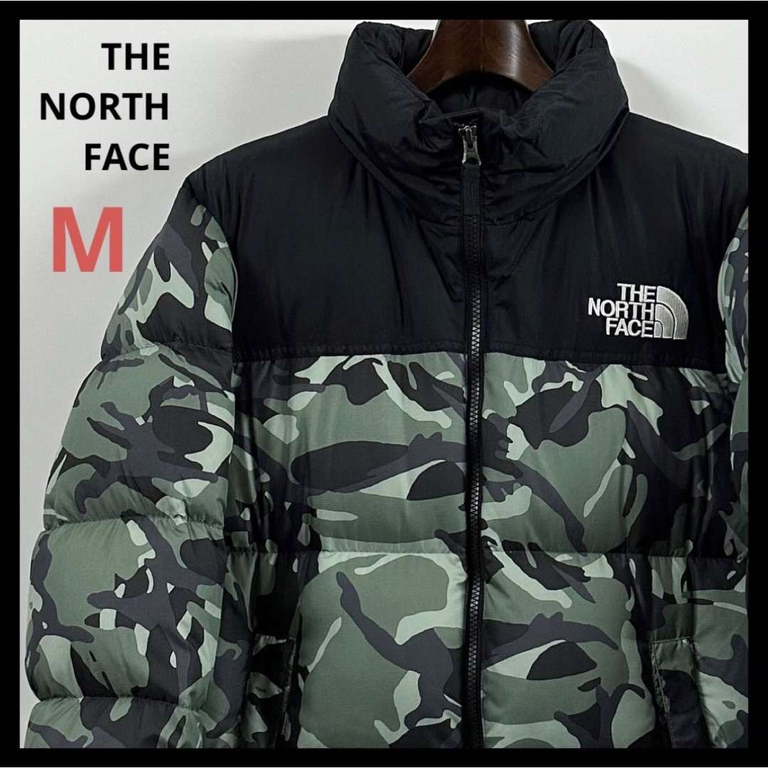 THE NORTH FACE ノースフェイス ヌプシ ダウン 青迷彩 美品