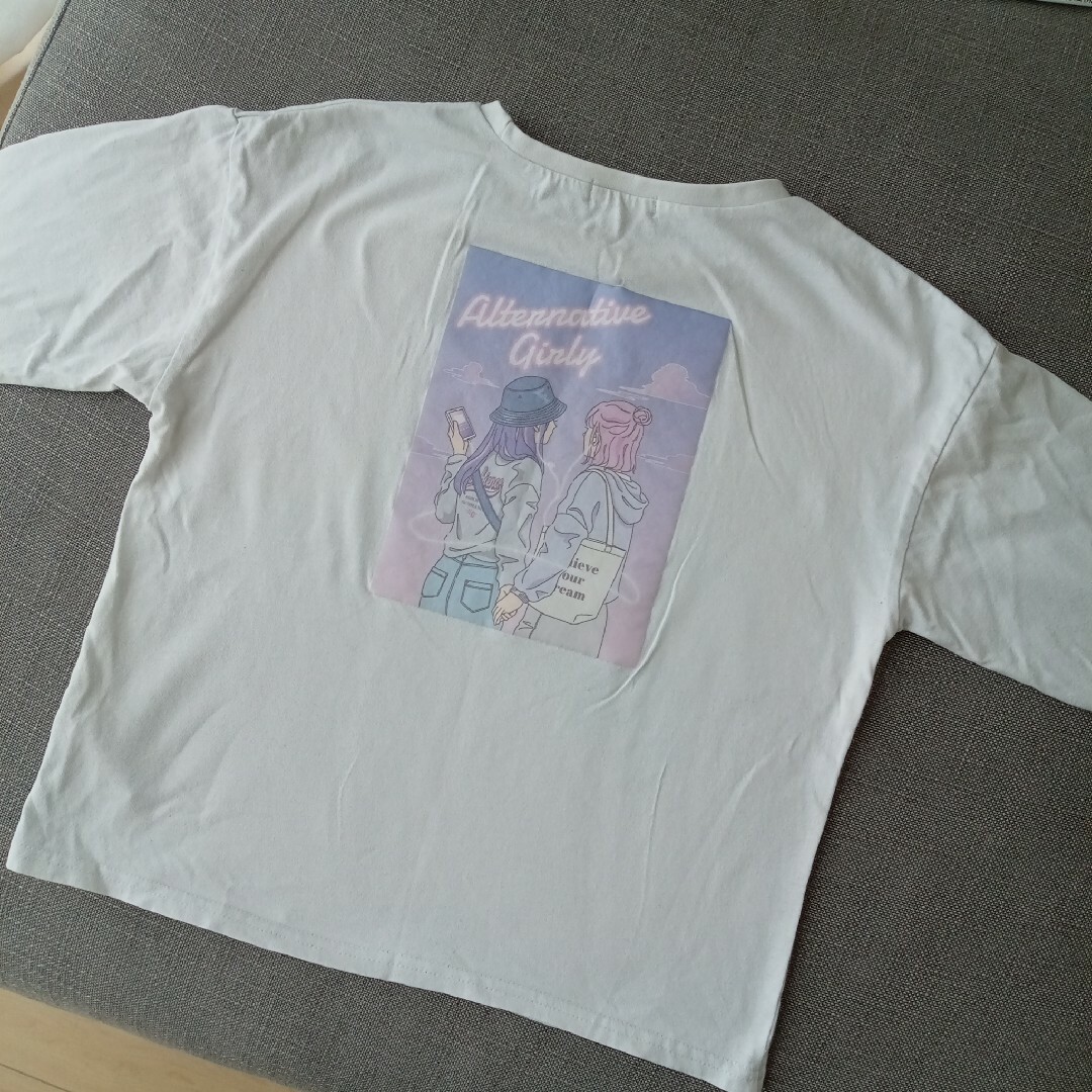 ALGY(アルジー)のalgy アルジー　Tシャツ　長袖　カットソー　140 キッズ/ベビー/マタニティのキッズ服女の子用(90cm~)(Tシャツ/カットソー)の商品写真