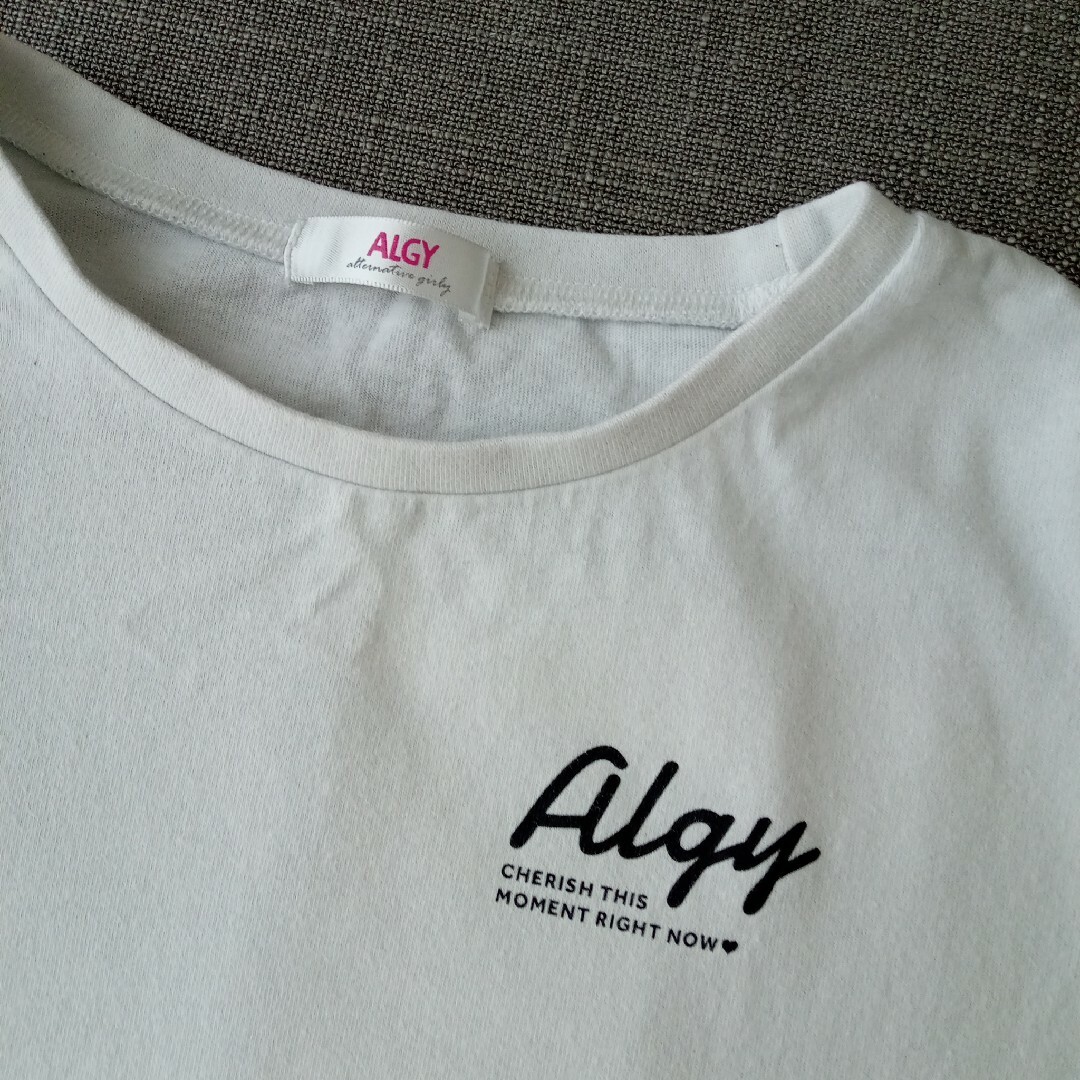 ALGY(アルジー)のalgy アルジー　Tシャツ　長袖　カットソー　140 キッズ/ベビー/マタニティのキッズ服女の子用(90cm~)(Tシャツ/カットソー)の商品写真