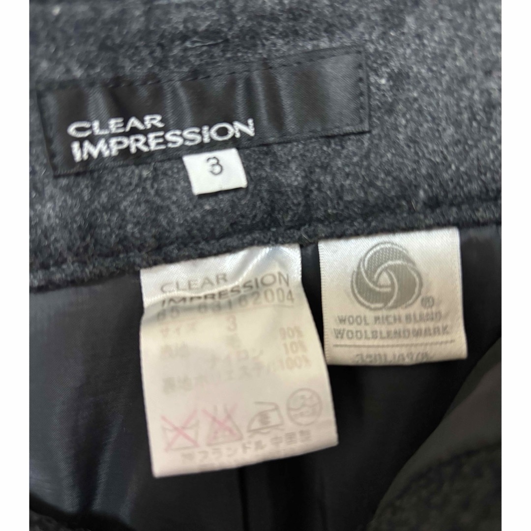 CLEAR IMPRESSION(クリアインプレッション)のクリアインプレッション　ウール　ハーフパンツ　L  VIS ロペピクニック レディースのパンツ(ハーフパンツ)の商品写真