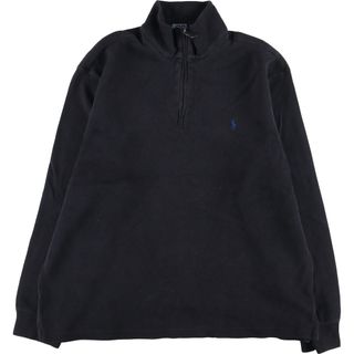 ラルフローレン(Ralph Lauren)の古着 ラルフローレン Ralph Lauren POLO by Ralph Lauren コットンニットハーフジップセーター メンズXL /eaa394802(ニット/セーター)