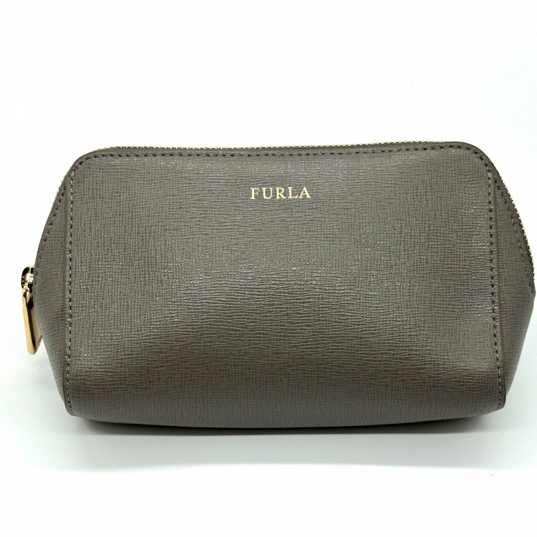 Furla(フルラ)の【未使用品✨】フルラ エレクトラ マルチケース 化粧ポーチ 小物入れ グレー レディースのファッション小物(ポーチ)の商品写真