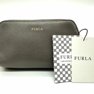 フルラ(Furla)の【未使用品✨】フルラ エレクトラ マルチケース 化粧ポーチ 小物入れ グレー(ポーチ)