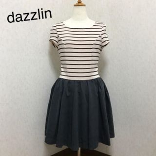 ダズリン(dazzlin)のダズリン ボーダー 切り替えワンピース(ミニワンピース)