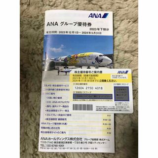 エーエヌエー(ゼンニッポンクウユ)(ANA(全日本空輸))のANA株主優待　搭乗券　ANAグループ優待券(航空券)