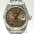 ROLEX デイトジャスト 自動巻き SS ピンク文字盤 P番 79174