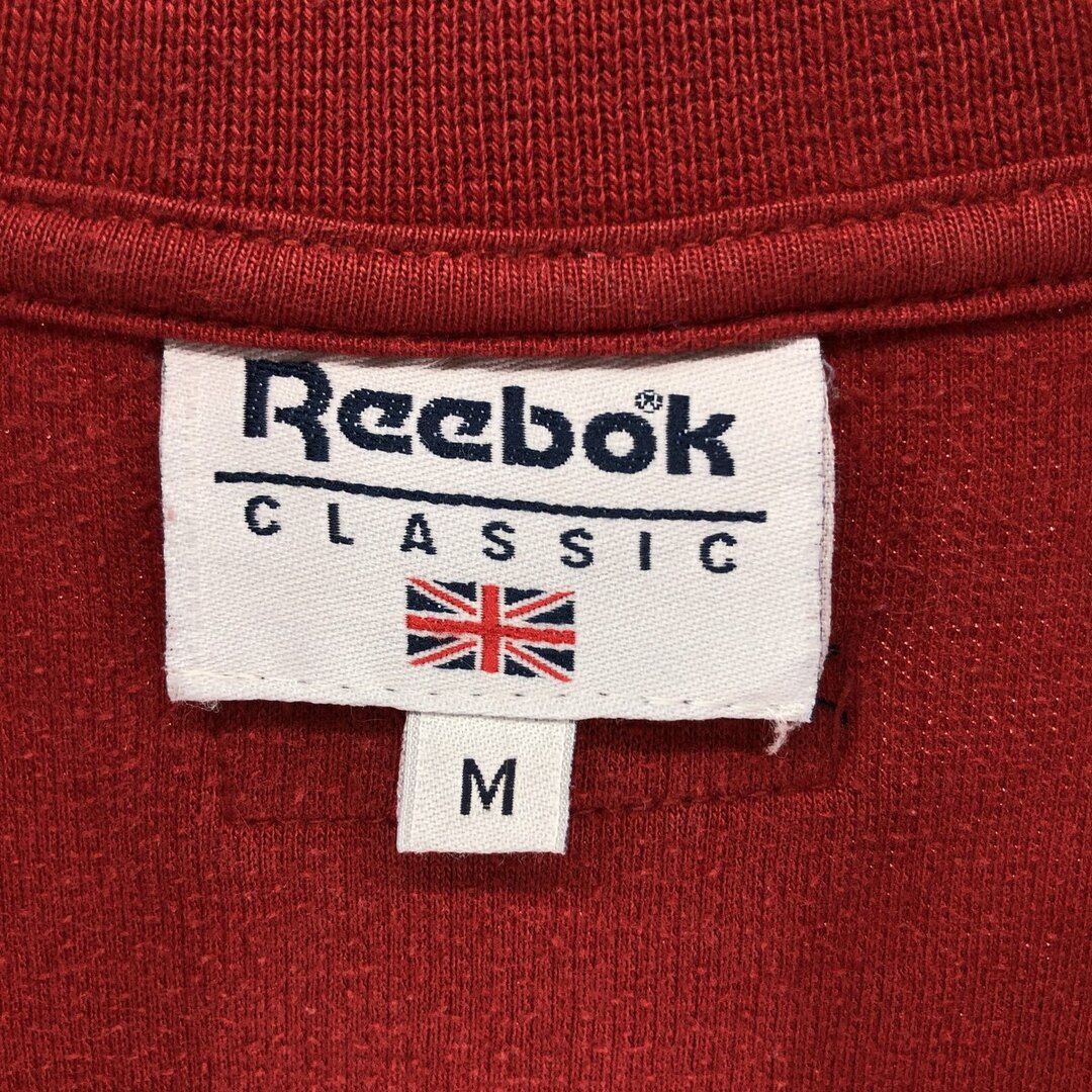 Reebok(リーボック)の古着 リーボック Reebok ハーフジップスウェットシャツ トレーナー メンズM /eaa395569 メンズのトップス(スウェット)の商品写真