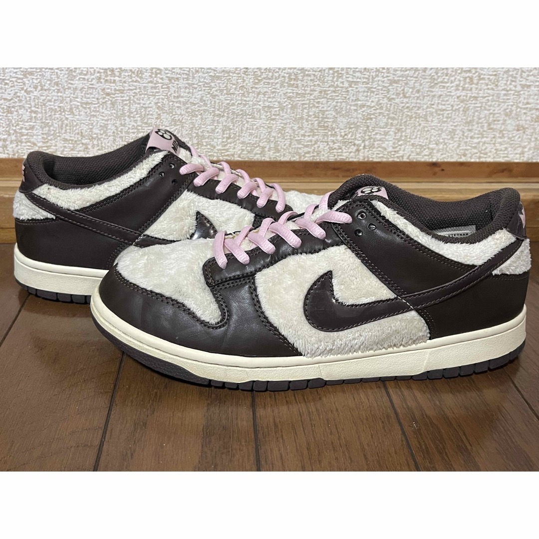 NIKE DUNK LOW GS "Teddy Bear" 24.5cmローカット着脱タイプ