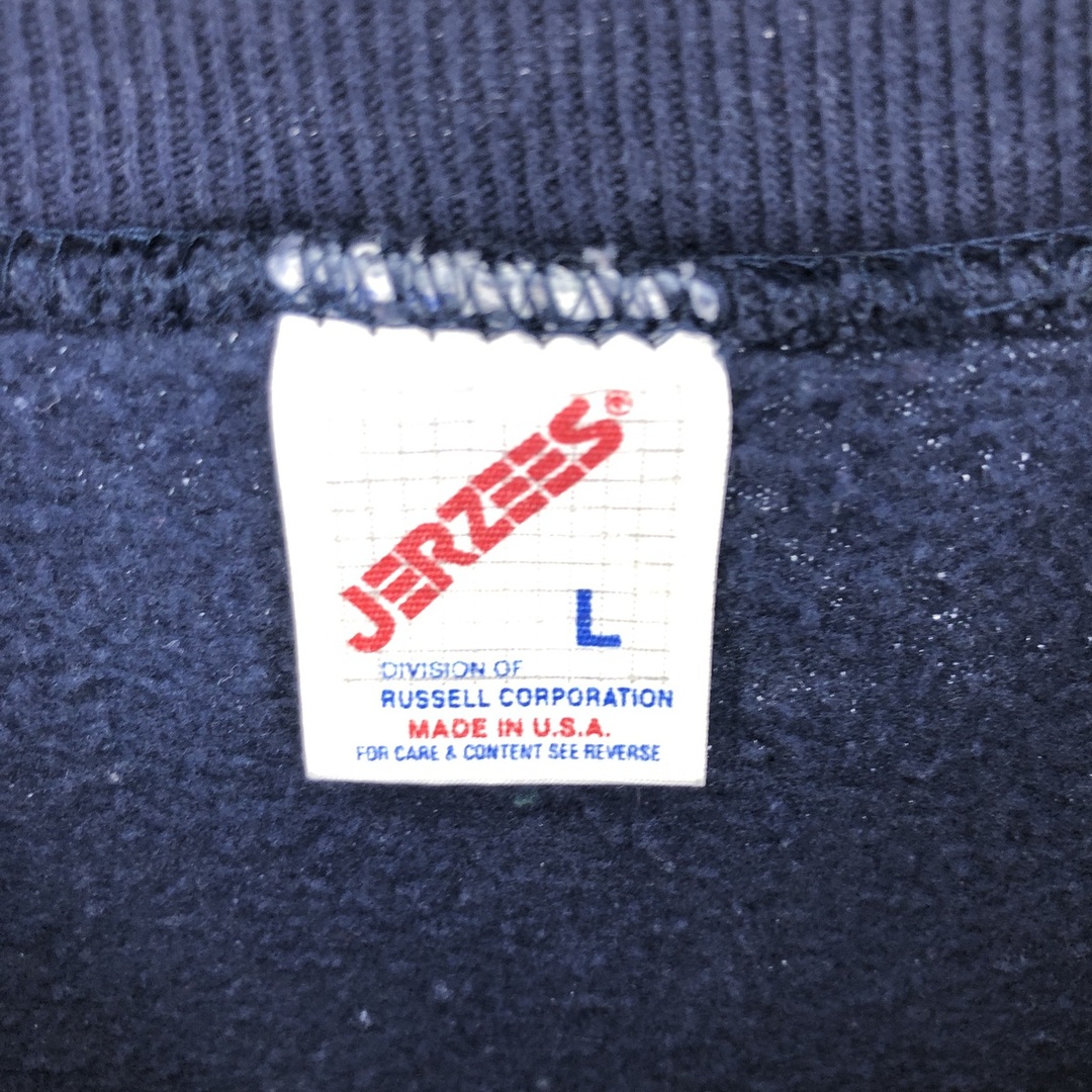 JERZEES(ジャージーズ)の古着 90年代 ジャージーズ Jerzees バックプリント スウェットシャツ トレーナー USA製 メンズL ヴィンテージ /eaa395591 メンズのトップス(スウェット)の商品写真