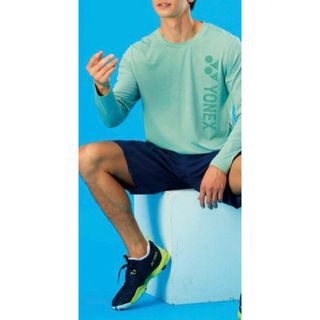 ヨネックス(YONEX)の送料無料 新品 YONEX ユニセックス ロングスリーブTシャツ XL GR(ウェア)