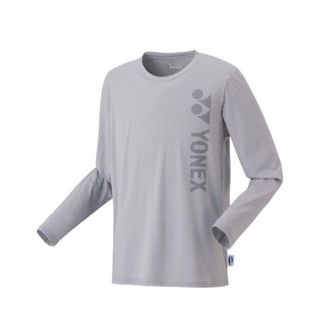 ヨネックス(YONEX)の送料無料 新品 YONEX ユニセックス ロングスリーブTシャツ L GRY(ウェア)