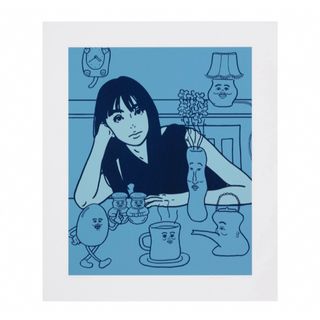 smile_01 w M.F 村上隆 mebae SP版 版画 SP25美術品/アンティーク