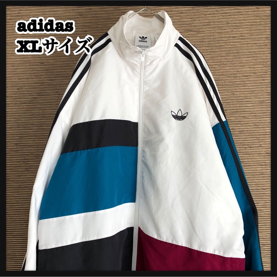 美品❣️アディダス adidas ジャージ XO デサント社製 トラックジャケット