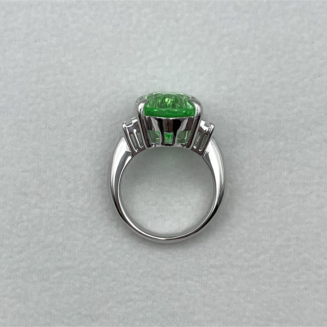 pt900 合成サファイア ダイヤ0.24ct リング レディースのアクセサリー(リング(指輪))の商品写真