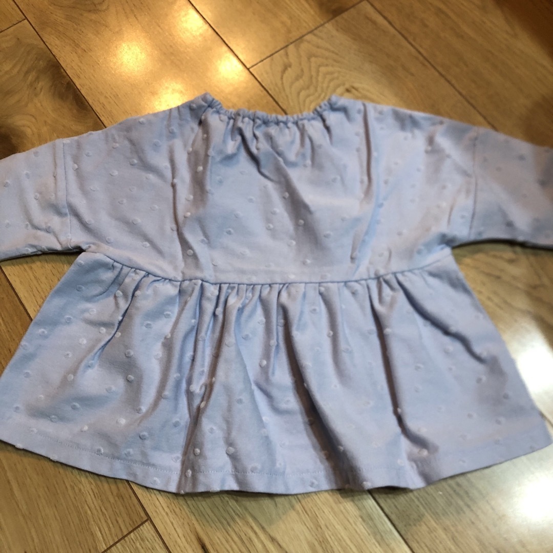 キムラタン(キムラタン)の水色トップス90センチ キッズ/ベビー/マタニティのキッズ服女の子用(90cm~)(Tシャツ/カットソー)の商品写真