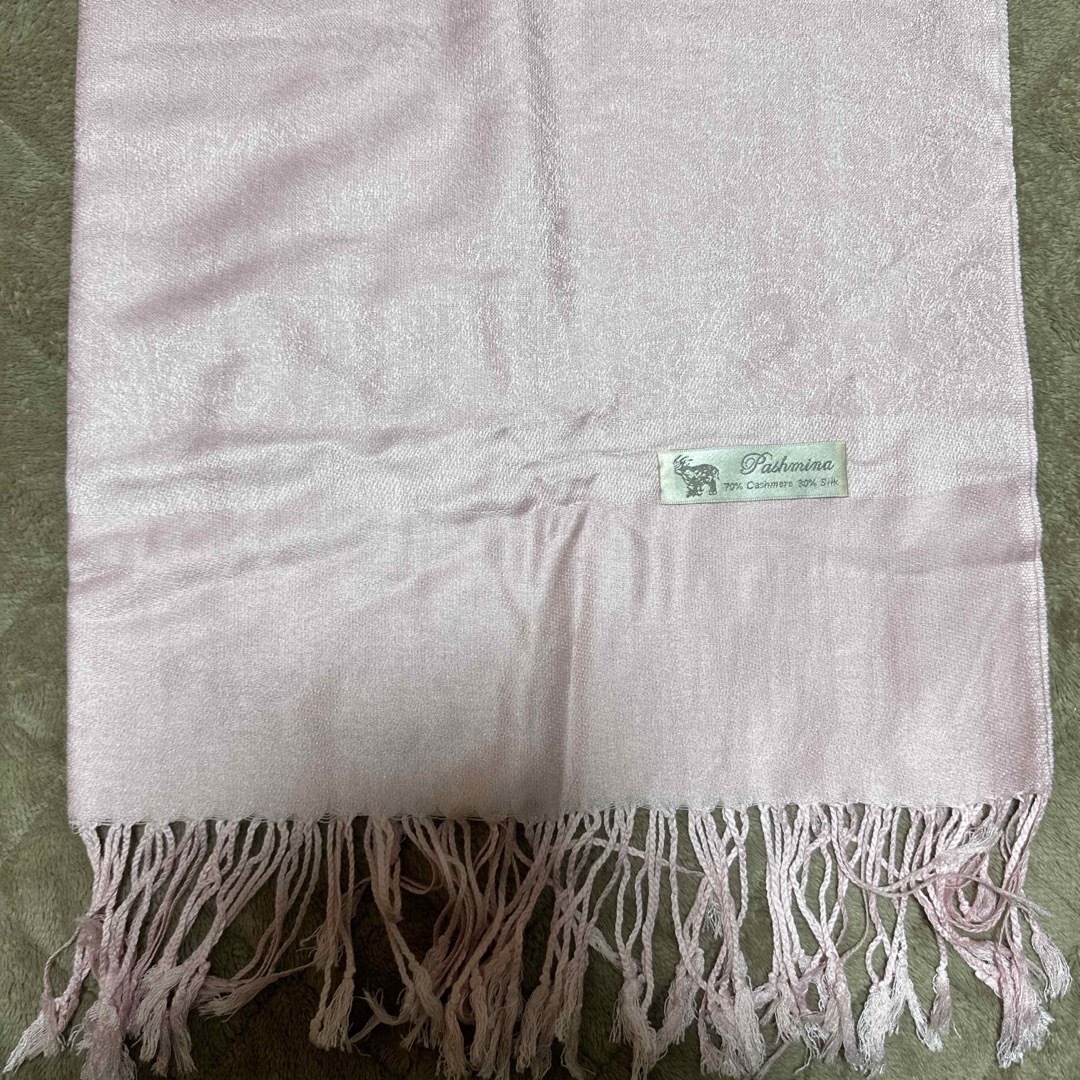 Pashmina パシュミナストール　ピンク　未使用品