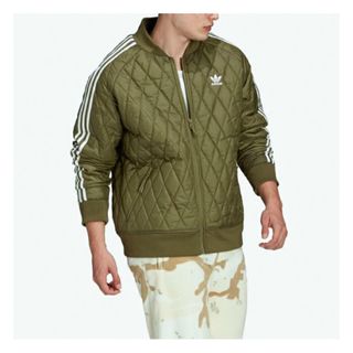 adidas セットアップ トラックジャケット パンツ オリーブ カーキ M