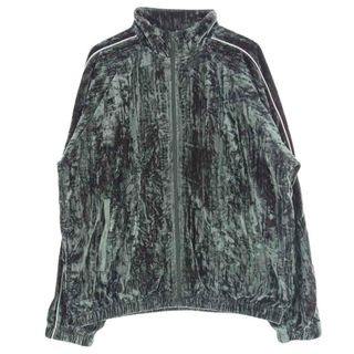 シュプリーム(Supreme)のSupreme シュプリーム ジャケット 23AW Crushed Velvet Track Jacket クラッシュベルベット トラック ジャケット グリーン系 M【極上美品】【中古】(その他)