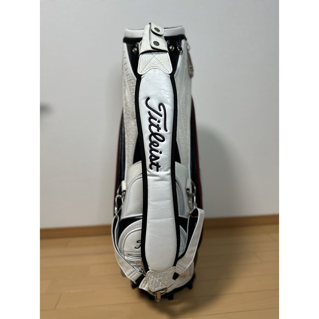 Titleist(タイトリスト)の絶版☆タイトリストキャディバッグ　クロコ型押し スポーツ/アウトドアのゴルフ(バッグ)の商品写真