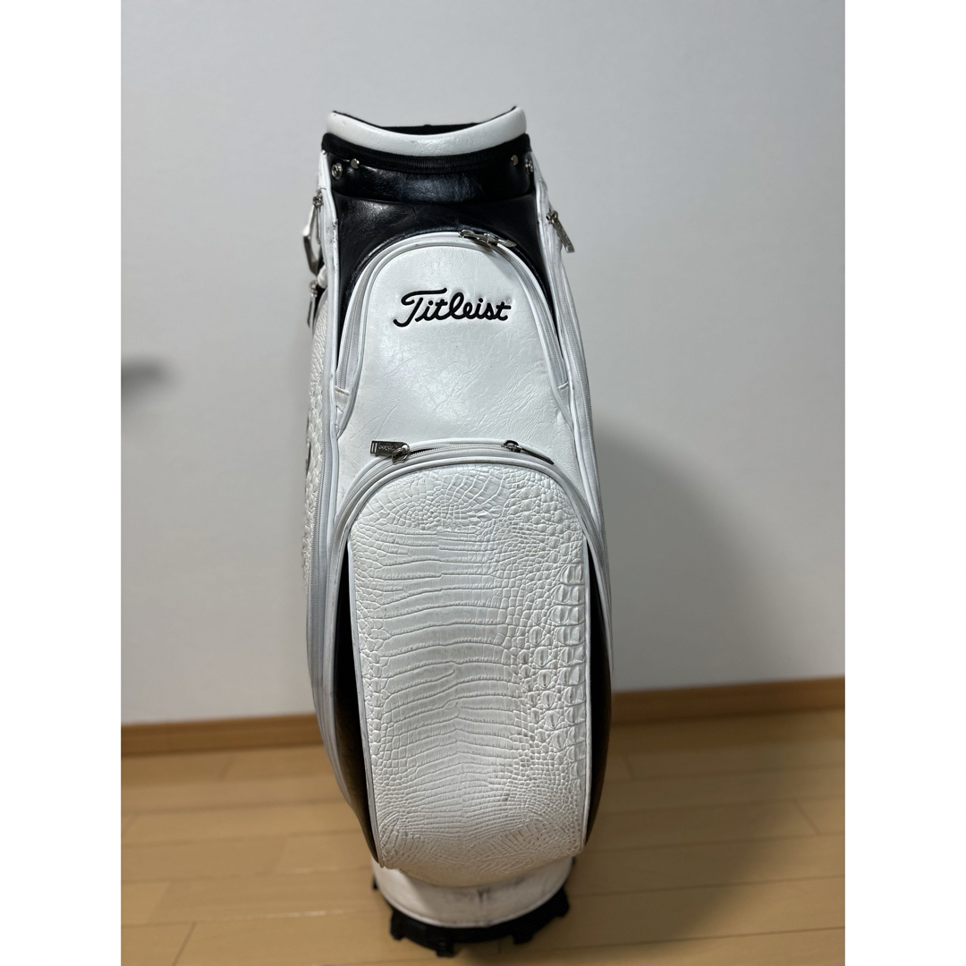 Titleist(タイトリスト)の絶版☆タイトリストキャディバッグ　クロコ型押し スポーツ/アウトドアのゴルフ(バッグ)の商品写真