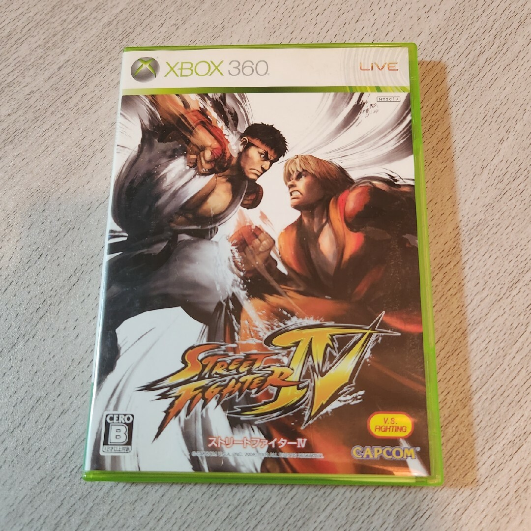 CAPCOM(カプコン)のXBOX360 ストリートファイターIV エンタメ/ホビーのゲームソフト/ゲーム機本体(家庭用ゲームソフト)の商品写真