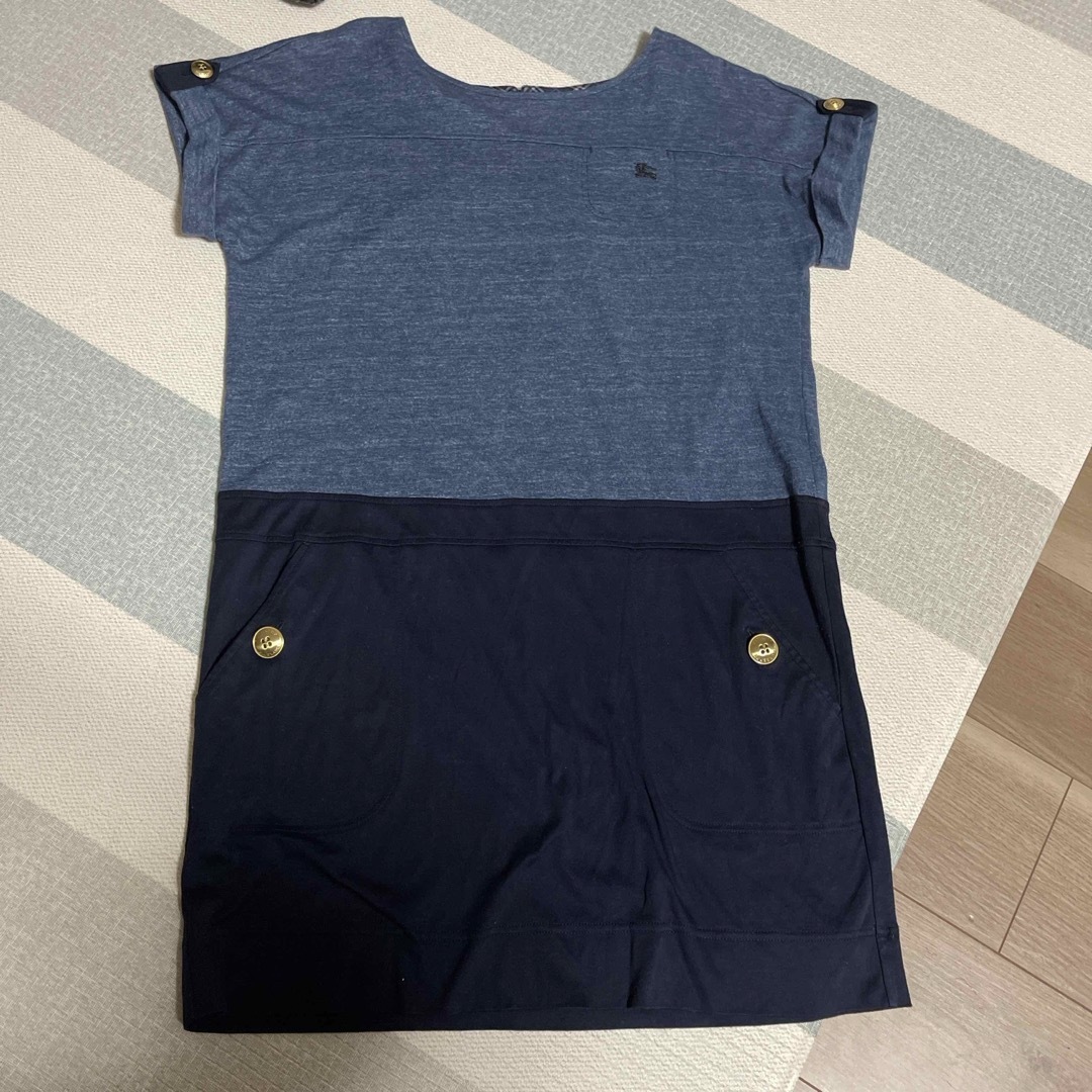 BURBERRY BLUE LABEL(バーバリーブルーレーベル)のバーバリーワンピース キッズ/ベビー/マタニティのキッズ服女の子用(90cm~)(ワンピース)の商品写真