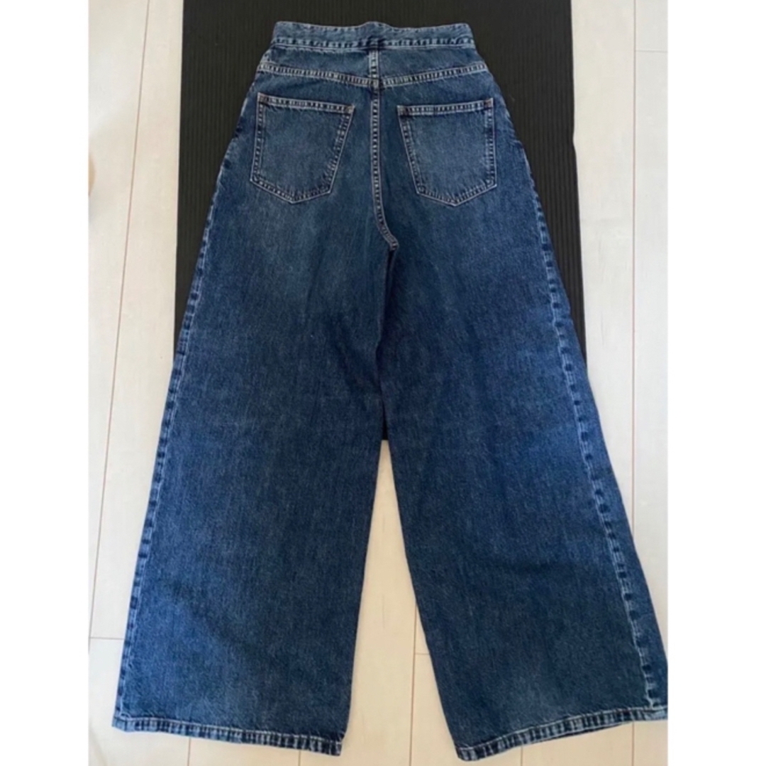 JOHN LAWRENCE SULLIVAN(ジョンローレンスサリバン)のジョンローレンスサリバン♡washed denim wide pants レディースのパンツ(デニム/ジーンズ)の商品写真