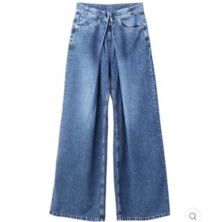 ジョンローレンスサリバン(JOHN LAWRENCE SULLIVAN)のジョンローレンスサリバン♡washed denim wide pants(デニム/ジーンズ)