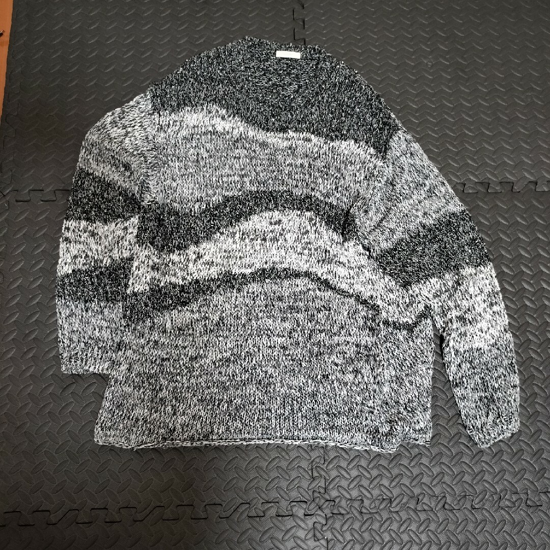 LIDNM(リドム)のリドム　JACQUARD MESH KNIT　サイズМ メンズのトップス(ニット/セーター)の商品写真