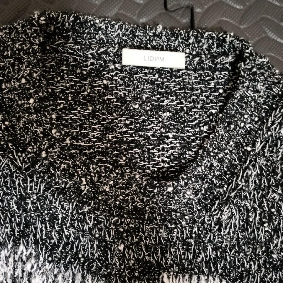 LIDNM - リドム JACQUARD MESH KNIT サイズМの通販 by 心渡s shop