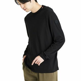 モンクレール(MONCLER)の送料無料 37 MONCLER モンクレール 9C00029 M1180 ブラック クルーネック ニット セーター size XL(ニット/セーター)