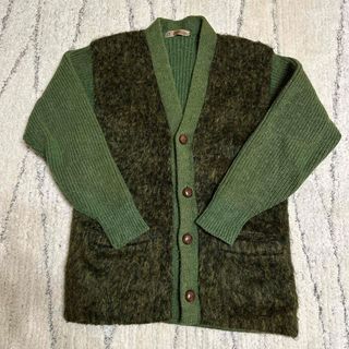 Vintage wool cardigan vintage 90s 80s (カーディガン)