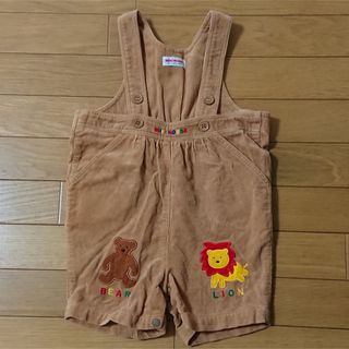 【ご専用】美品ミキハウス オズの魔法使いコーデュロイ 豪華オーバーオール90cm