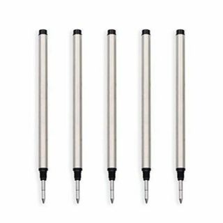 モンブラン(MONTBLANC)の5本セット モンブラン 替え芯 ローラーボール用 リフィル 黒 M 中字 01(ペン/マーカー)