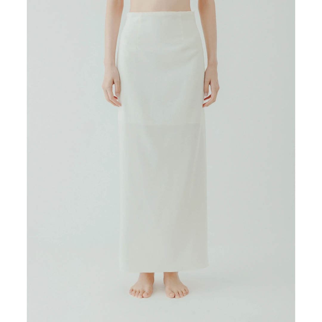 yo biotop wool sheer tight skirt