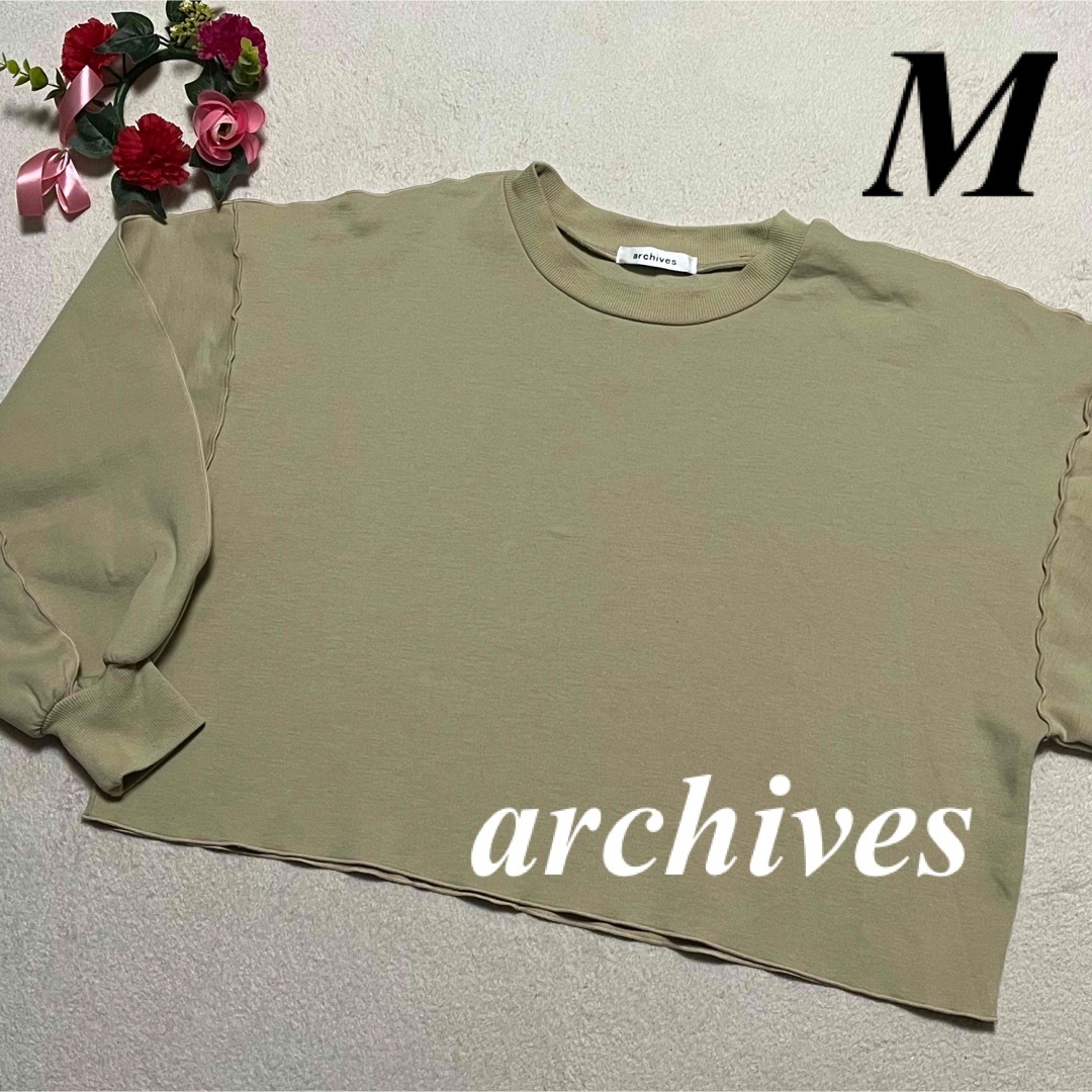 archives(アルシーヴ)の大特価セール中　archives アルシーヴ♡スエット トレーナー M 即発送 レディースのトップス(トレーナー/スウェット)の商品写真