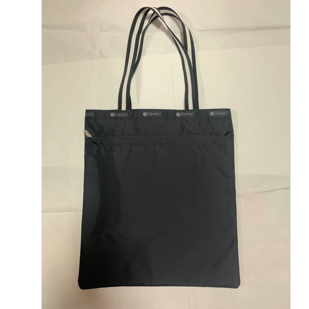 LeSportsac(レスポートサック)のレスポートサック JALオリジナル 黒×エメラルドトート レディースのバッグ(トートバッグ)の商品写真