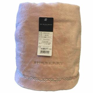 バーバリー(BURBERRY)の新品　Burberry バーバリー　ハーフケット　ブランケット　毛布　ピンク(毛布)