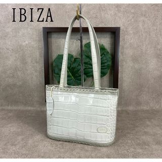 イビザ(IBIZA)のIBIZA イビザ 日本製 クロコダイル&牛革 トートバッグ(トートバッグ)