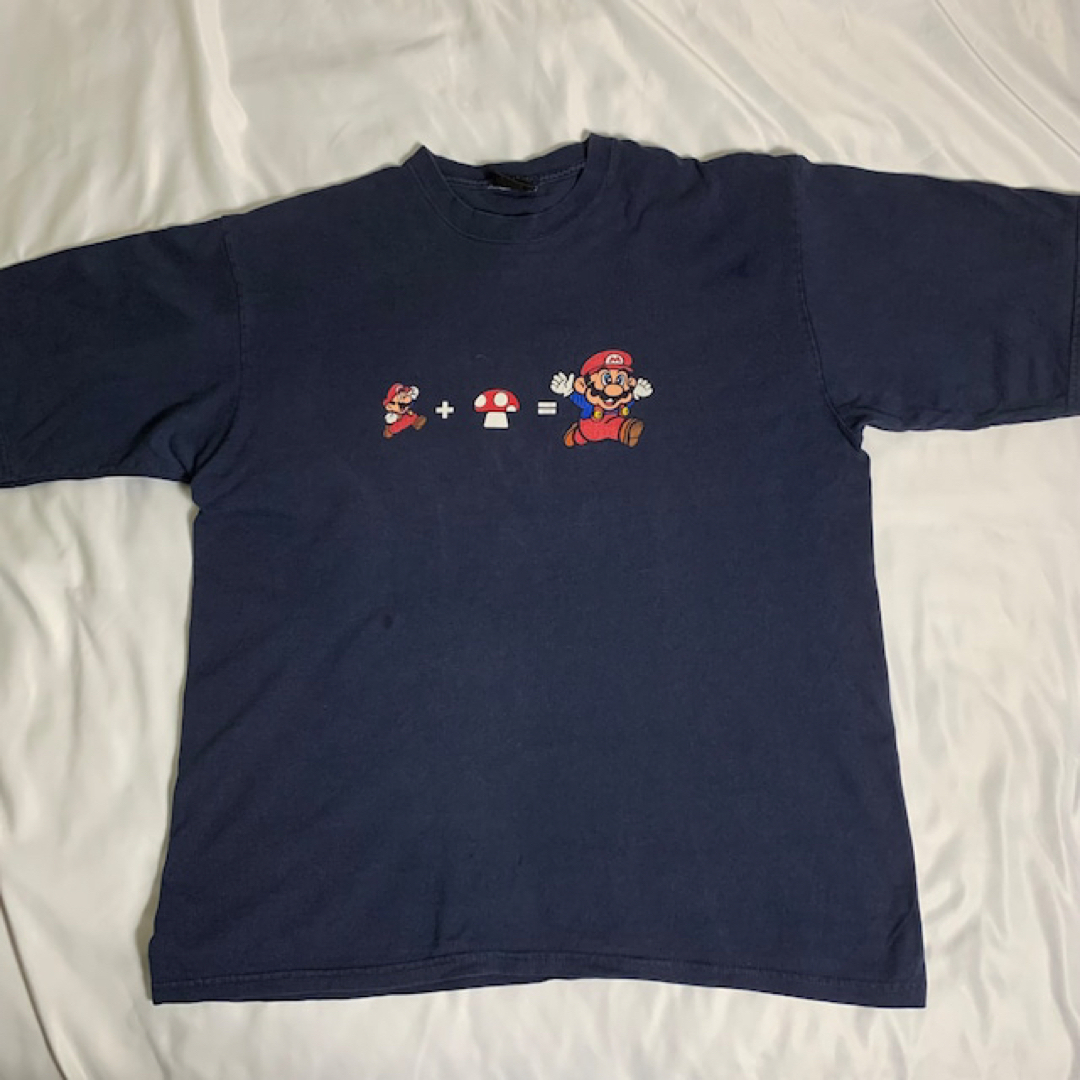 任天堂【スーパーマリオ】vintage 90s ゲーム Tシャツ約63cm肩幅