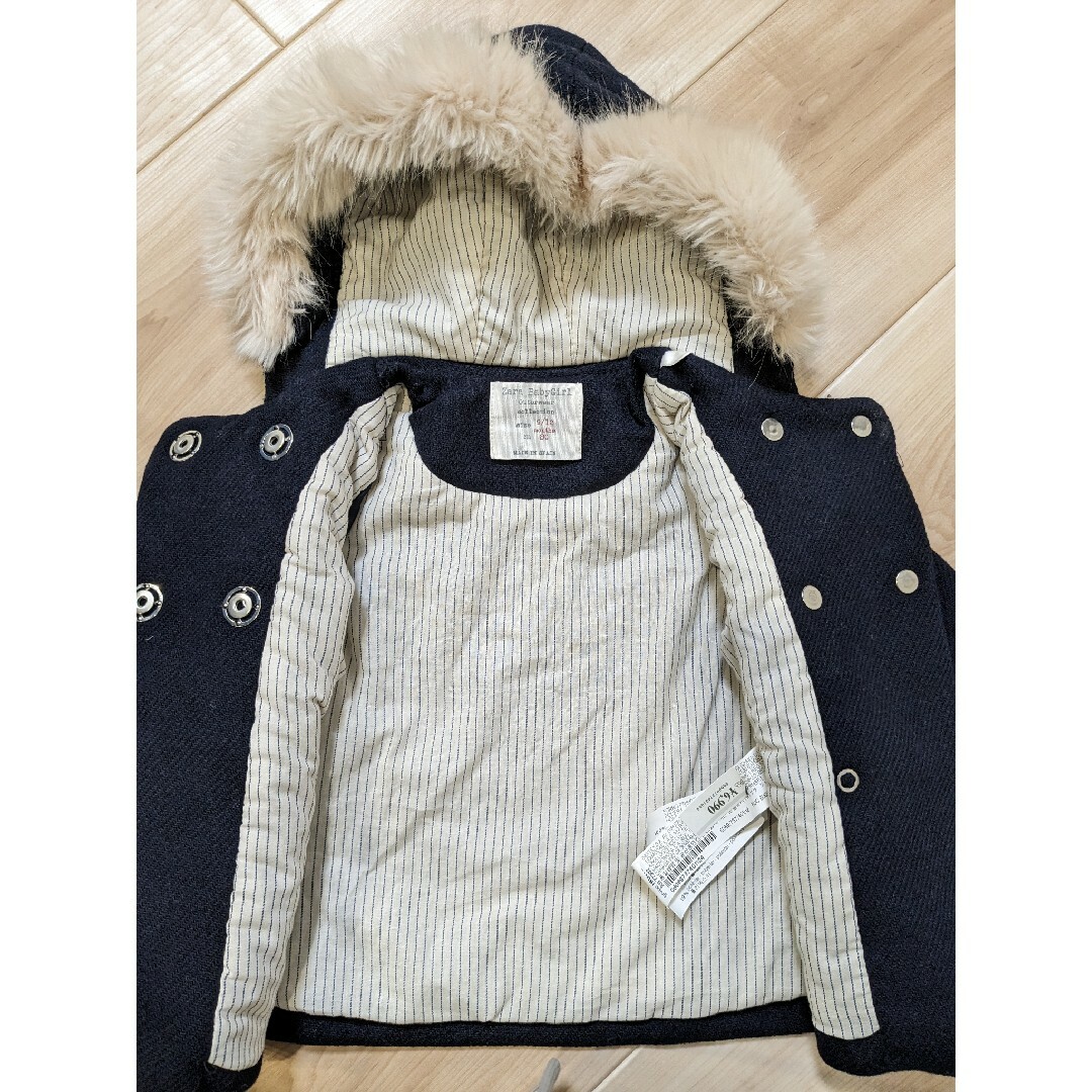 ZARA(ザラ)のZARA BabyGirl 女の子用アウター コート 80センチ キッズ/ベビー/マタニティのベビー服(~85cm)(ジャケット/コート)の商品写真