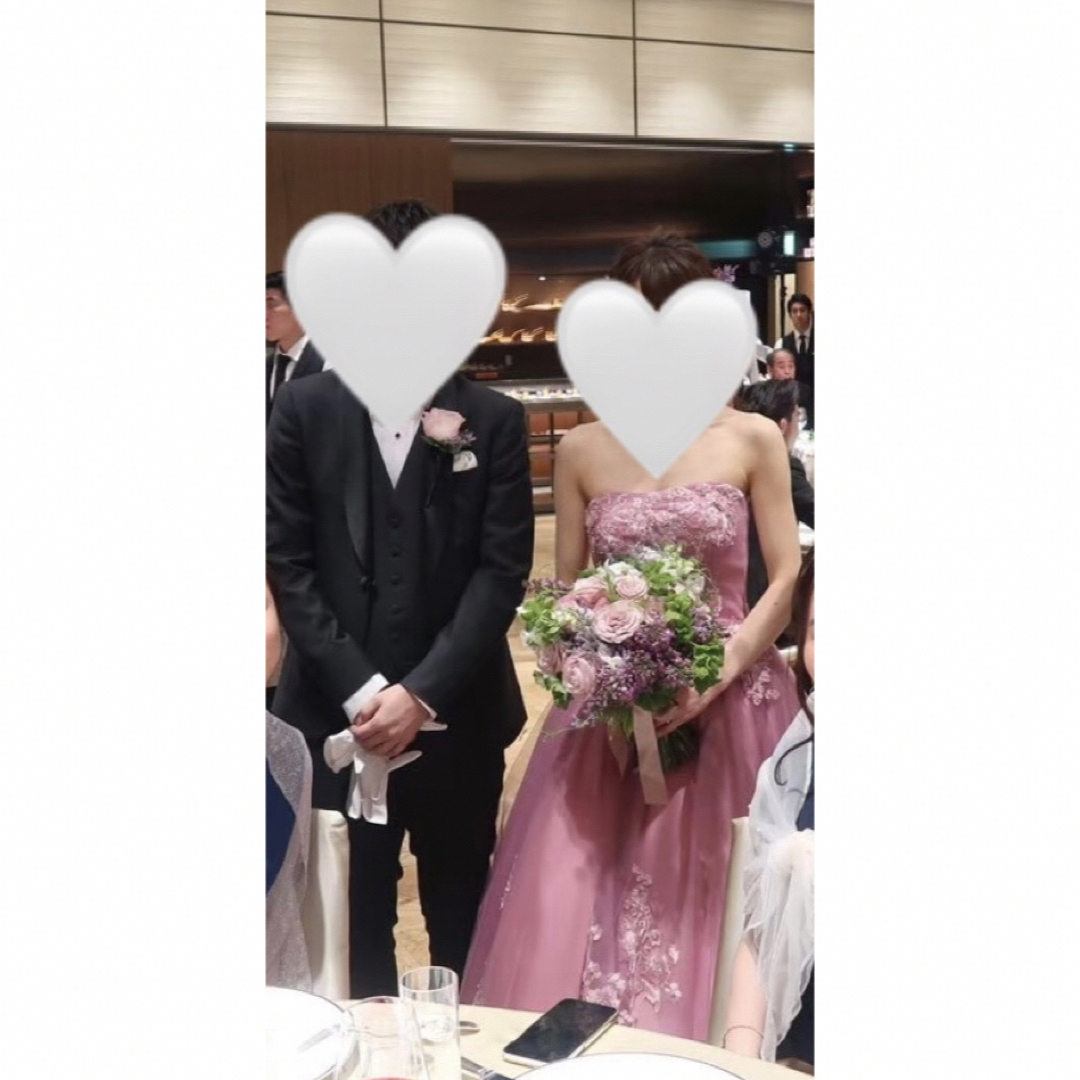 ヴェラオン【送料無料】結婚式　AIMER ピンク カラードレス