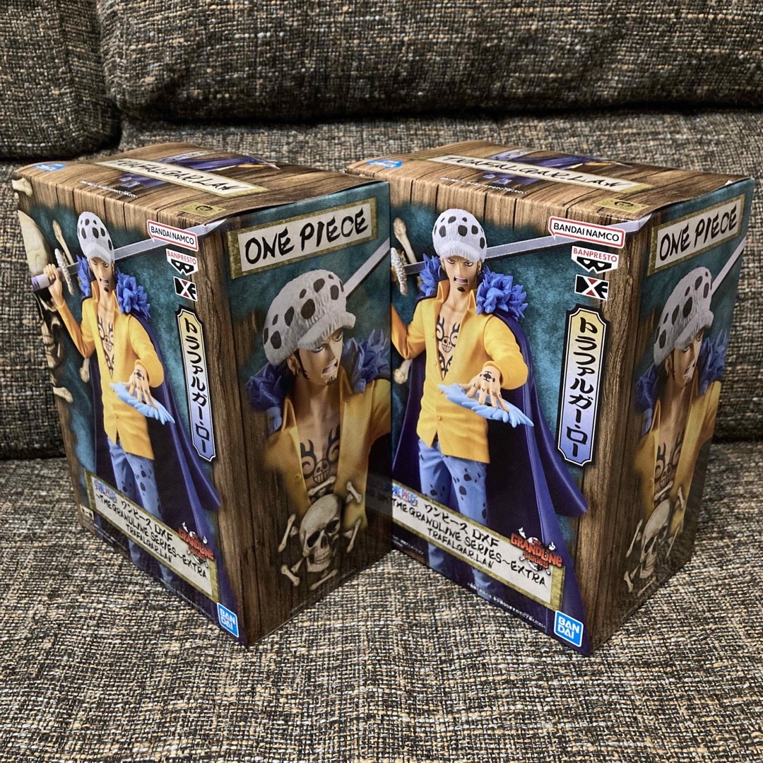 ONE PIECE - ワンピース DXF EXTRA フィギュア ルフィ ロー キッド 6点