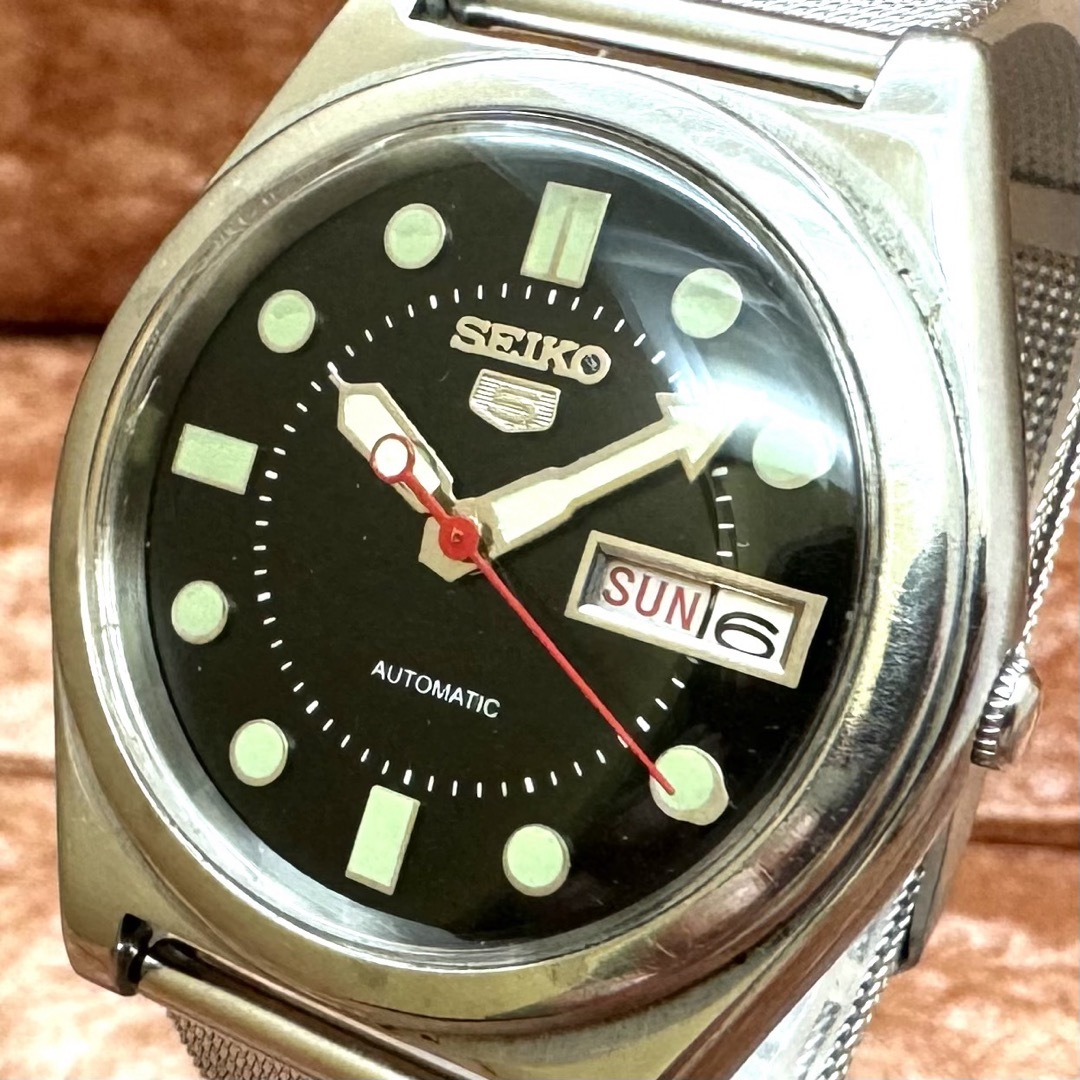 SEIKO - 【個性的】セイコー5☆機械式自動巻き☆メンズ腕時計 ...