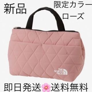 ザノースフェイス(THE NORTH FACE)の直営店限定 ノースフェイス ジオフェイスボックストート ローズ NM32355R(トートバッグ)